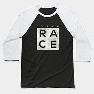 Title Race Marble (White) Baseball T-Shirt